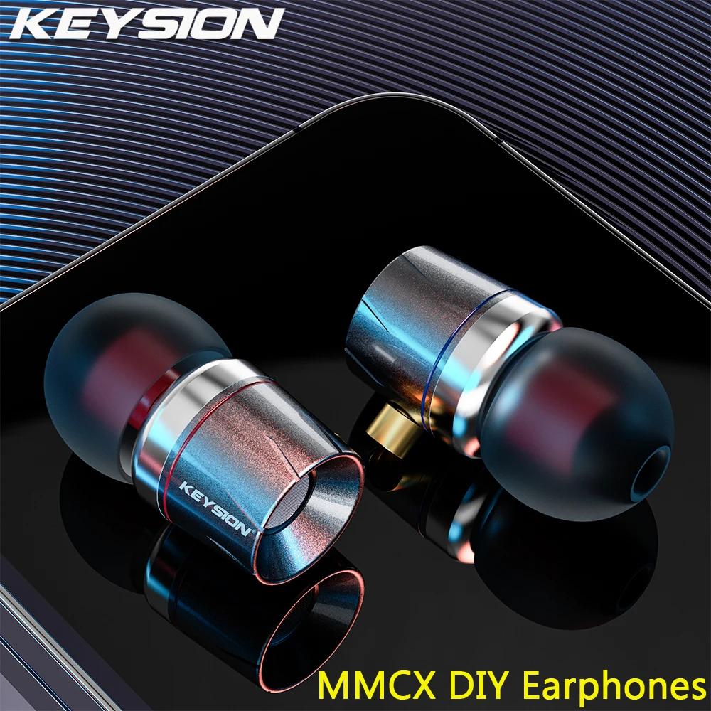 KEYSION MMCX DIY ̾, ƼŸ  ̳ ̾,     HD HiFi , ̽ , 9mm